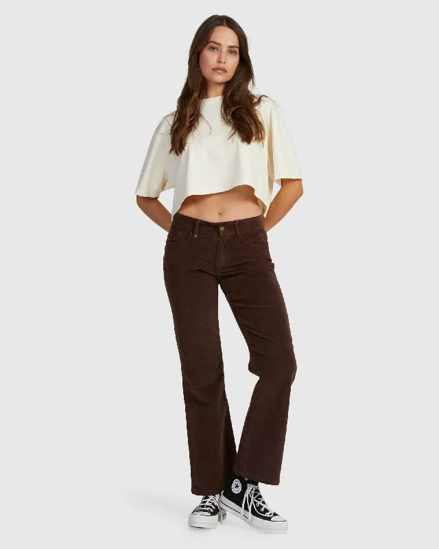 Palazzo Style Women's Printed Trousers in Bohemian PatternsALYSSA CORD PANT