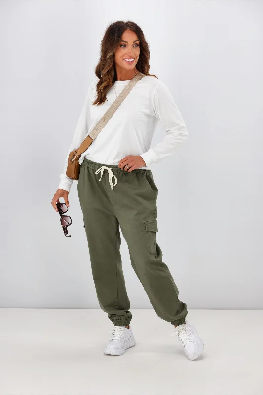 Plus Size Women's Corduroy Tight Trousers in Olive Green for a Retro and Cozy VibeBetty Basics Connecticut Cargo Jean Khaki Plus Size Women's Corduroy Tight Trousers in Olive Green for a Retro and Cozy VibeBetty Basics Connecticut Cargo Jean Khaki