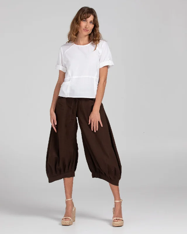 Plus Size Women's Printed Tight Trousers in Floral Patterns for a Spring - Inspired OutfitBoom Shankar Guru Pant Ground Coffee Plus Size Women's Printed Tight Trousers in Floral Patterns for a Spring - Inspired OutfitBoom Shankar Guru Pant Ground Coffee