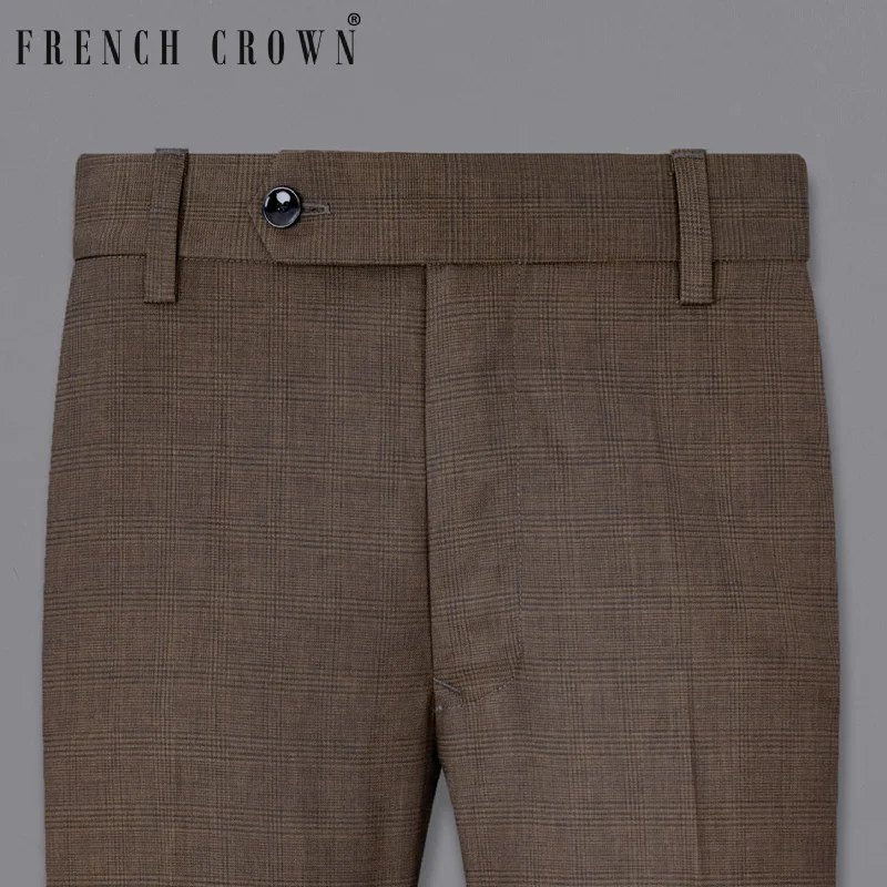 Irish Coffee Brown Plaid Pant