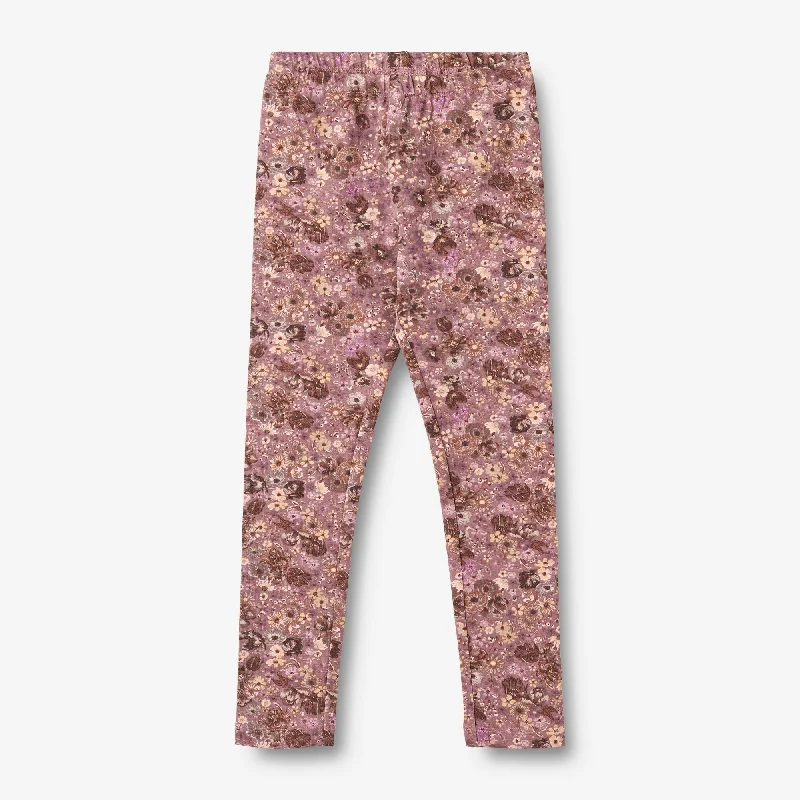 Women's Metallic Tight Trousers in Gold for a Glamorous Party EnsemblePrinted Leggings Jules - lavender flowers Women's Metallic Tight Trousers in Gold for a Glamorous Party EnsemblePrinted Leggings Jules - lavender flowers