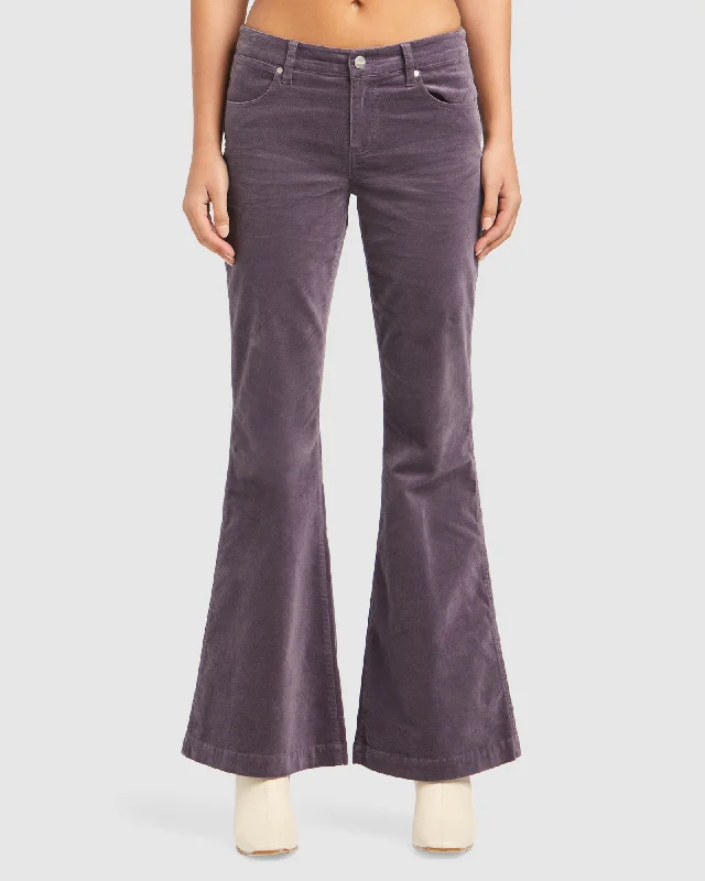 Plus Size Women's Metallic - Finish Joggers for a Stylish LoungeLOW RISE LOU LOU BELLS DUSTY L Plus Size Women's Metallic - Finish Joggers for a Stylish LoungeLOW RISE LOU LOU BELLS DUSTY L