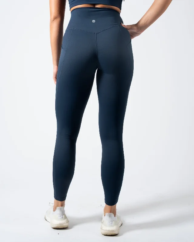 Lux Pace Leggings - Navy