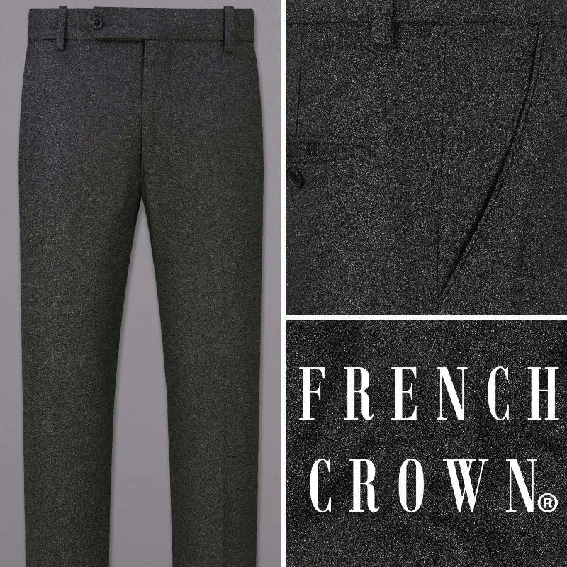 Wide - Leg Women's Chiffon Palazzo Pants for a Flowy AppealMine Shaft Gray Pure Wool Pant Wide - Leg Women's Chiffon Palazzo Pants for a Flowy AppealMine Shaft Gray Pure Wool Pant