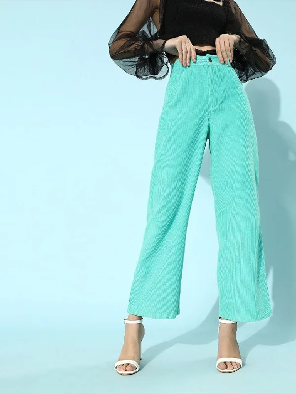 Skinny Fit Women's Leather Look Leggings for a Rocker VibeMint Green Corduroy Straight Pants Skinny Fit Women's Leather Look Leggings for a Rocker VibeMint Green Corduroy Straight Pants
