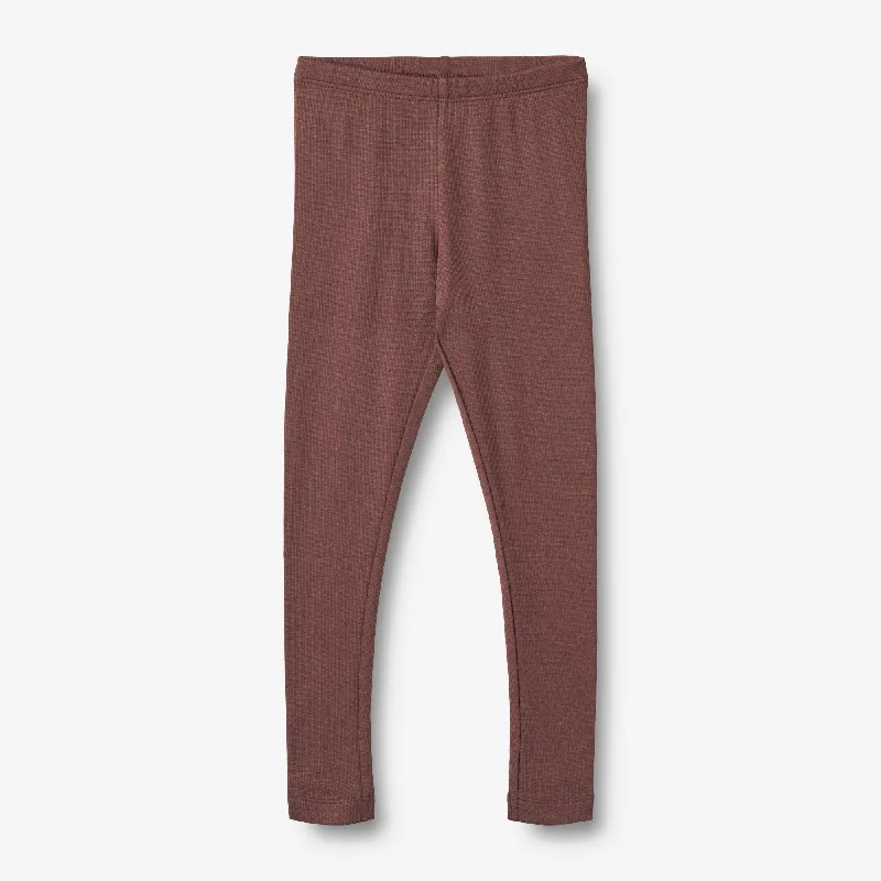 Women's Denim - Look Tight Trousers in Light Blue for a Casual and Versatile OptionRib Leggings Maddy - eggplant