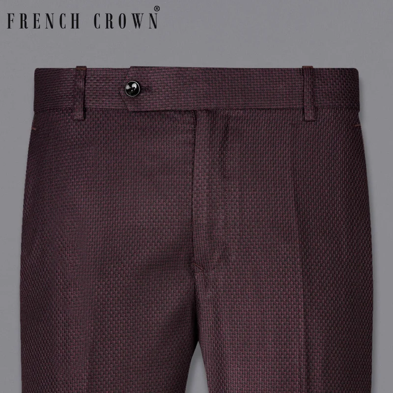 Rose Ebony Textured Pant