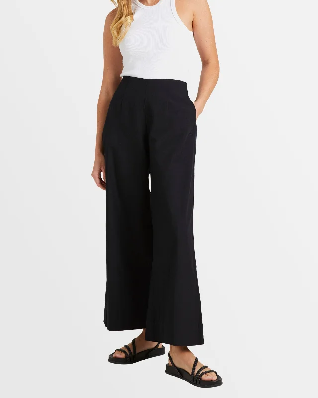 Flare Leg Women's Satin Trousers for a Glamorous Night OutSANTORINI PALAZZO