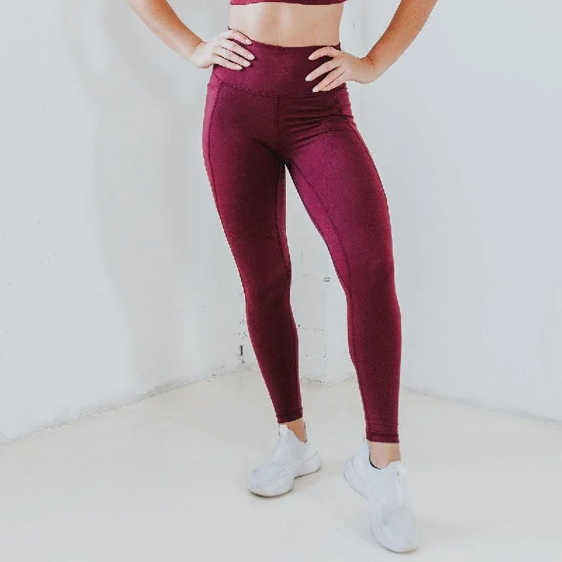 Skin Shakti Leggings - Mulberry