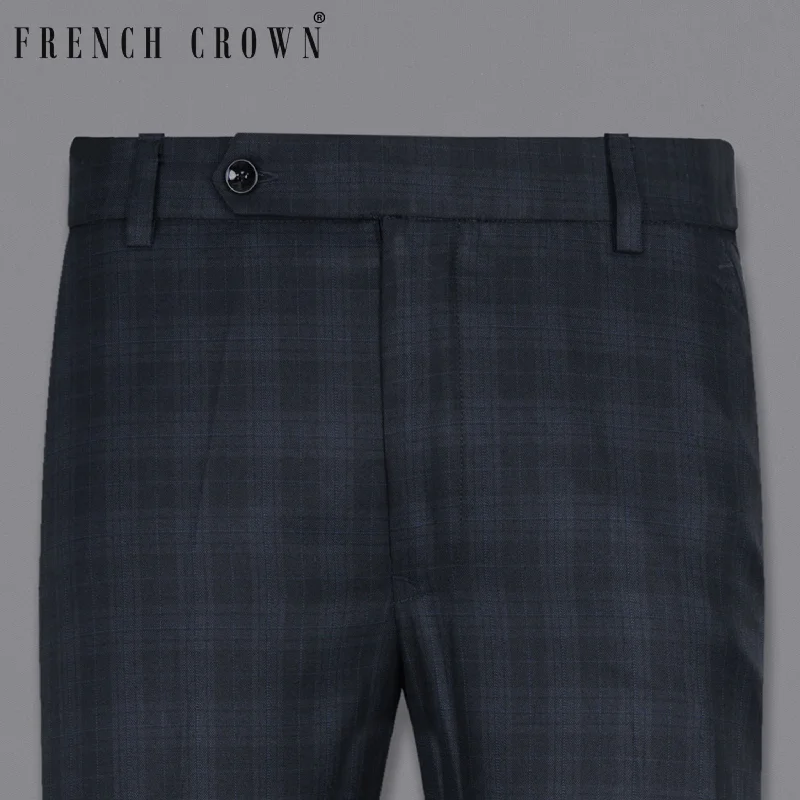 Flare Leg Women's Satin Trousers for a Glamorous Night OutShark Grey Plaid Woolrich Pant Flare Leg Women's Satin Trousers for a Glamorous Night OutShark Grey Plaid Woolrich Pant