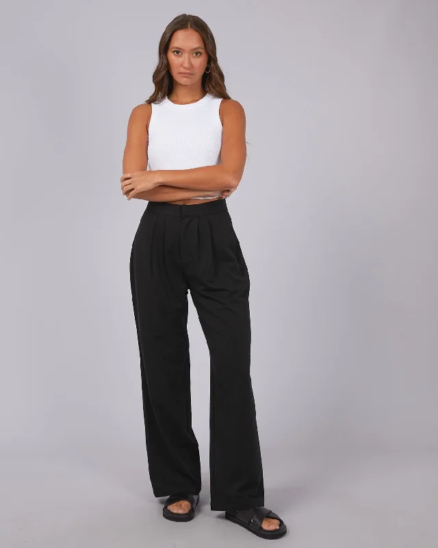 Plus Size Women's Snake - Print Tight Trousers in Brown and Black for a Bold Fashion StatementSilent Theory Monty Pant Black Plus Size Women's Snake - Print Tight Trousers in Brown and Black for a Bold Fashion StatementSilent Theory Monty Pant Black