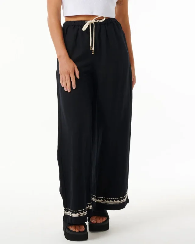 Cropped Women's Corduroy Pants in Autumn ColorsSoleil Wide Leg Pant
