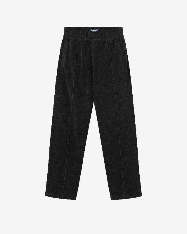 Plus Size Women's Pleated Front Dress Pants for Office WearTerry Cropped Pant Black
