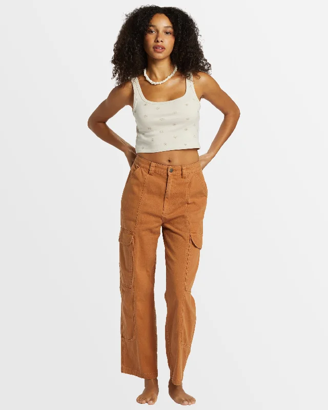 Women's Straight - Leg Linen Pants for a Breezy Summer LookWALL TO WALL