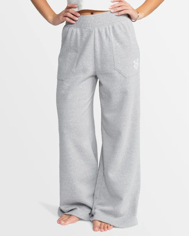 Women's Straight - Leg Linen Pants for a Breezy Summer LookWHAT A DREAM HEATHER