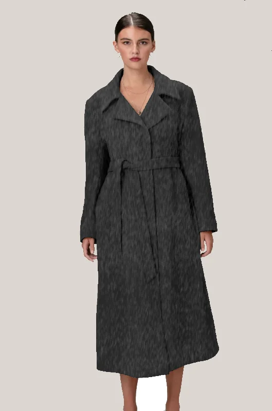 Checkered women's wool coats in a classic pattern for a timeless styleSARA 1451 Alpaca & Wool Belted Coat Checkered women's wool coats in a classic pattern for a timeless styleSARA 1451 Alpaca & Wool Belted Coat