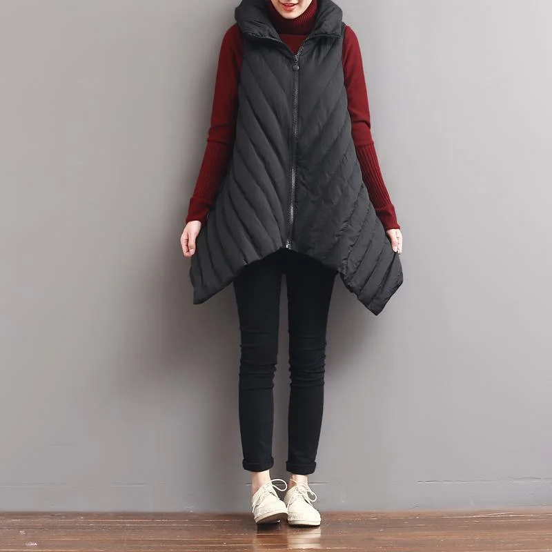 Women's long - sleeve wool coats in a houndstooth pattern for a classic charmwinter black warm down jacket vest X shape Women's long - sleeve wool coats in a houndstooth pattern for a classic charmwinter black warm down jacket vest X shape