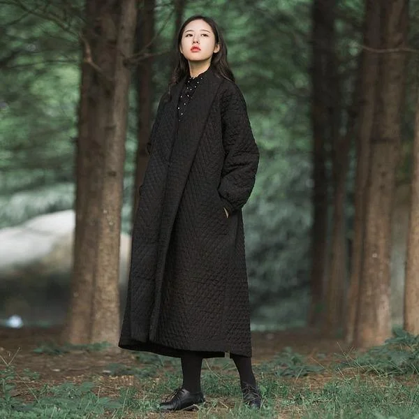 Women's waterproof parka coats with multiple pockets for practicality2020 European and American Big Brand Long Loose Black Windbreaker Long Trench Coat Women's waterproof parka coats with multiple pockets for practicality2020 European and American Big Brand Long Loose Black Windbreaker Long Trench Coat