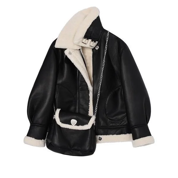 Women's reversible down coats with two - tone designs for versatile styling2020 Winter Full Sleeve Minority Casual Style Loose Coat