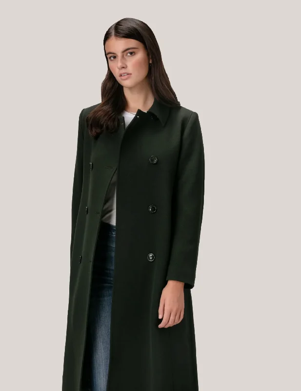 Women's waterproof parka coats with multiple pockets for practicalityHOLLY Merino Wool Long Double Breasted Coat 2140M/W Women's waterproof parka coats with multiple pockets for practicalityHOLLY Merino Wool Long Double Breasted Coat 2140M/W