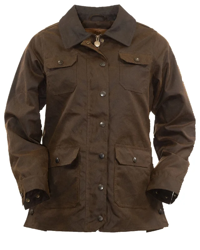 Women's longline double - breasted camel coats for a sophisticated lookWomen’s Oilskin Gidley Jacket Women's longline double - breasted camel coats for a sophisticated lookWomen’s Oilskin Gidley Jacket