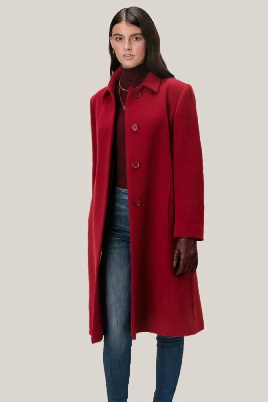 Women's reversible down coats with two - tone designs for versatile stylingPAMELA Wool & Cashmere 3/4 Coat 3448 Women's reversible down coats with two - tone designs for versatile stylingPAMELA Wool & Cashmere 3/4 Coat 3448
