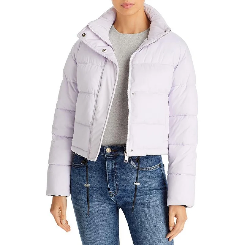 Checkered women's wool coats in a classic pattern for a timeless styleAqua Womens Quilted Short Puffer Jacket Checkered women's wool coats in a classic pattern for a timeless styleAqua Womens Quilted Short Puffer Jacket