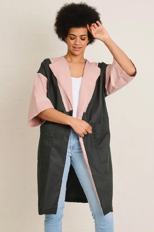 Women's reversible down coats with two - tone designs for versatile stylingAtelier Jupe Inez Summer Jacket