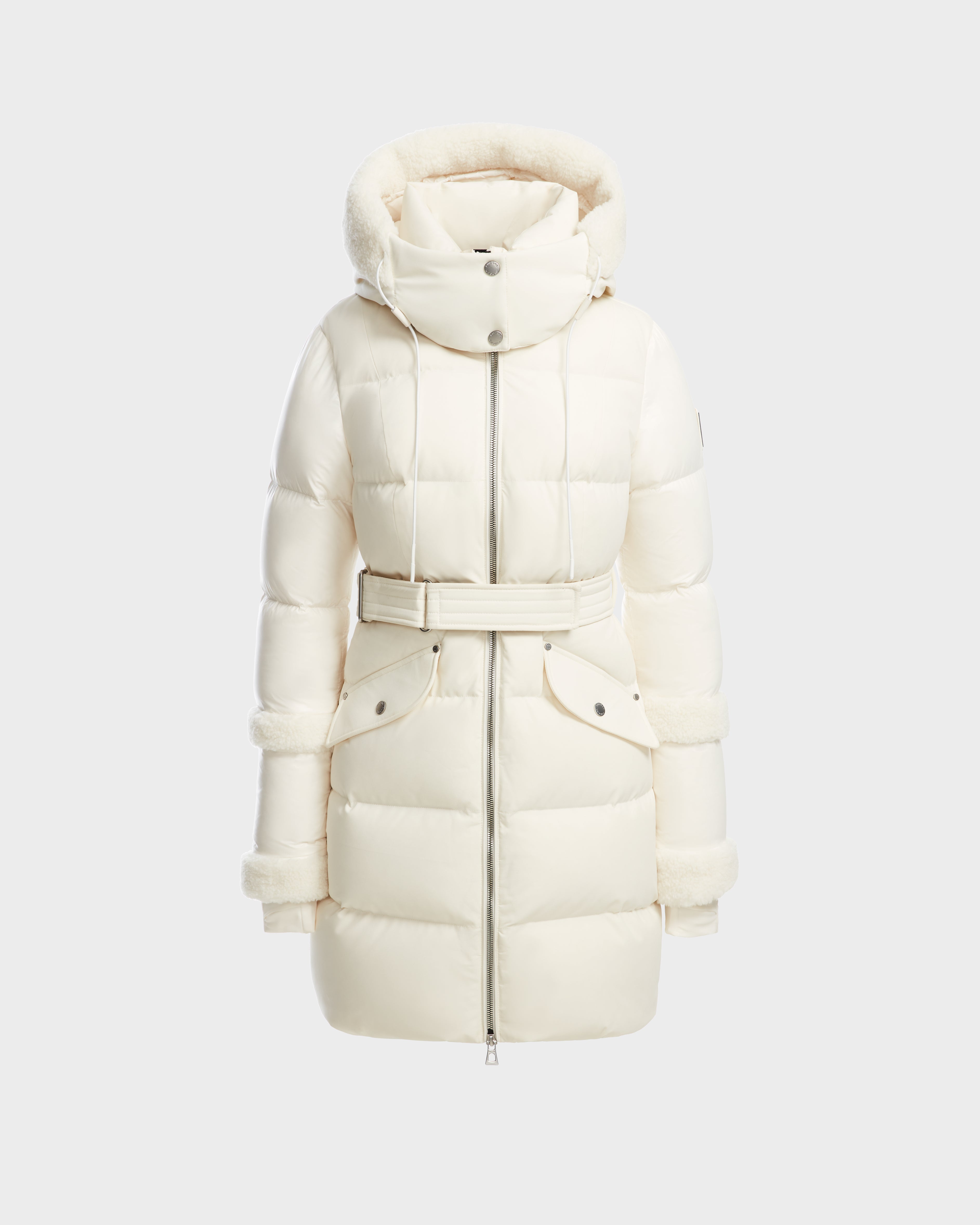 Quilted down women's coats with removable hoods for outdoor activitiesAUDREY L - 8124585 Iceland Quilted down women's coats with removable hoods for outdoor activitiesAUDREY L - 8124585 Iceland