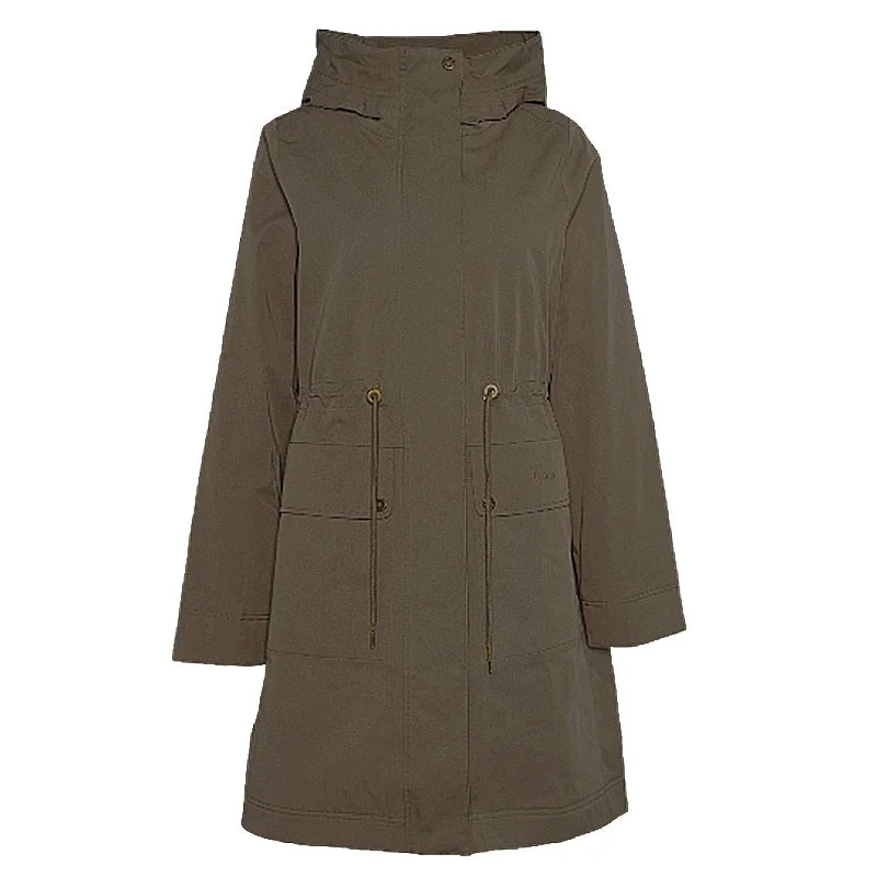 Women's longline double - breasted camel coats for a sophisticated lookBarbour Bowlees Waterproof Ladies Jacket - Winter Moss/Classic Women's longline double - breasted camel coats for a sophisticated lookBarbour Bowlees Waterproof Ladies Jacket - Winter Moss/Classic