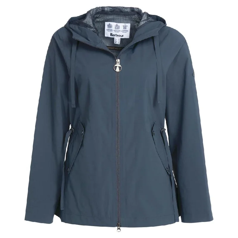 Shearling - lined women's leather coats for ultimate warmth and luxuryBarbour Budle Waterproof Ladies Jacket - Summer Navy