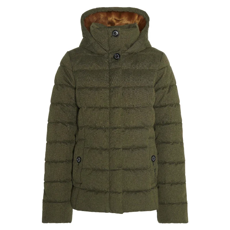 Water - resistant women's trench coats with adjustable cuffs for rainy daysBarbour Camellia Puffer Ladies Jacket - Olive Water - resistant women's trench coats with adjustable cuffs for rainy daysBarbour Camellia Puffer Ladies Jacket - Olive