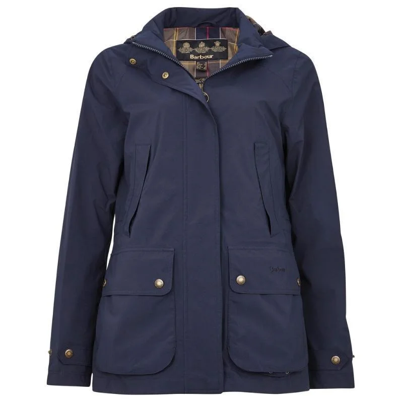 Women's waterproof parka coats with multiple pockets for practicalityBarbour Clyde Ladies Waterproof Jacket - Navy
