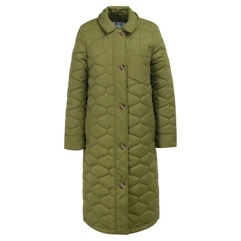 Women's faux fur coats in bright colors for a bold fashion statementBarbour Daria Ladies Quilt Jacket - Olive Tree Women's faux fur coats in bright colors for a bold fashion statementBarbour Daria Ladies Quilt Jacket - Olive Tree