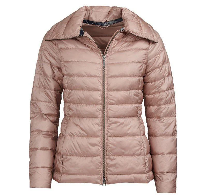 Women's pea coats with brass buttons for a nautical - inspired styleBarbour Drovers Ladies Quilted Jacket - Pale Pink