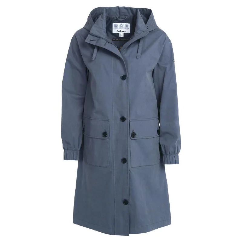 Women's long - sleeve wool coats in a houndstooth pattern for a classic charmBarbour Picnic Waterproof Ladies Jacket - Summer Navy Women's long - sleeve wool coats in a houndstooth pattern for a classic charmBarbour Picnic Waterproof Ladies Jacket - Summer Navy
