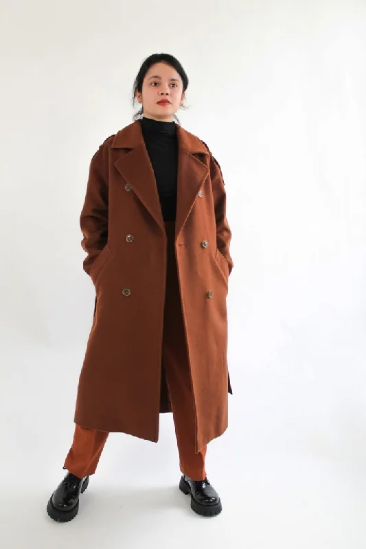 Women's cropped leather coats with silver studs for an edgy lookBella Loves Patterns Traveller Coat Women's cropped leather coats with silver studs for an edgy lookBella Loves Patterns Traveller Coat