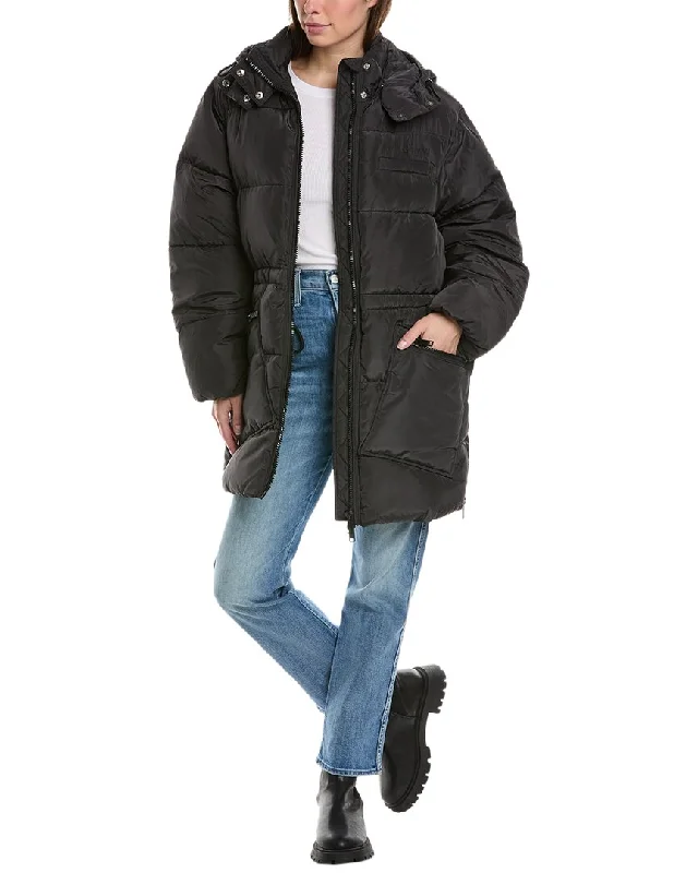 Women's waterproof parka coats with multiple pockets for practicalityGanni Oversized Puffer Coat Women's waterproof parka coats with multiple pockets for practicalityGanni Oversized Puffer Coat