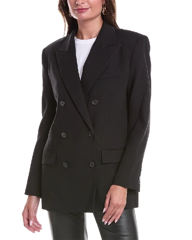 Embroidered women's cotton coats in a bohemian pattern for a unique designIro Pietra Wool Blazer