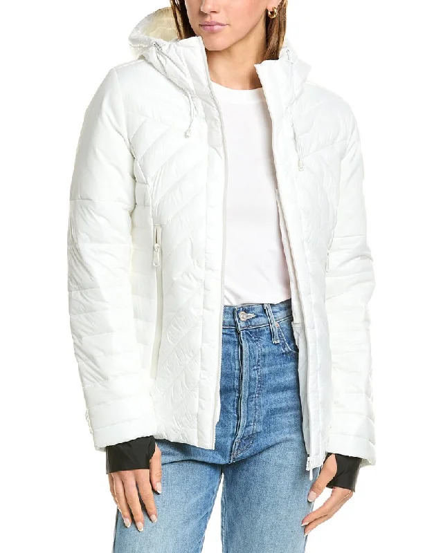 Women's pea coats with brass buttons for a nautical - inspired stylePajar Esmay Lightweight Mixed Media Quilted Jacket Women's pea coats with brass buttons for a nautical - inspired stylePajar Esmay Lightweight Mixed Media Quilted Jacket
