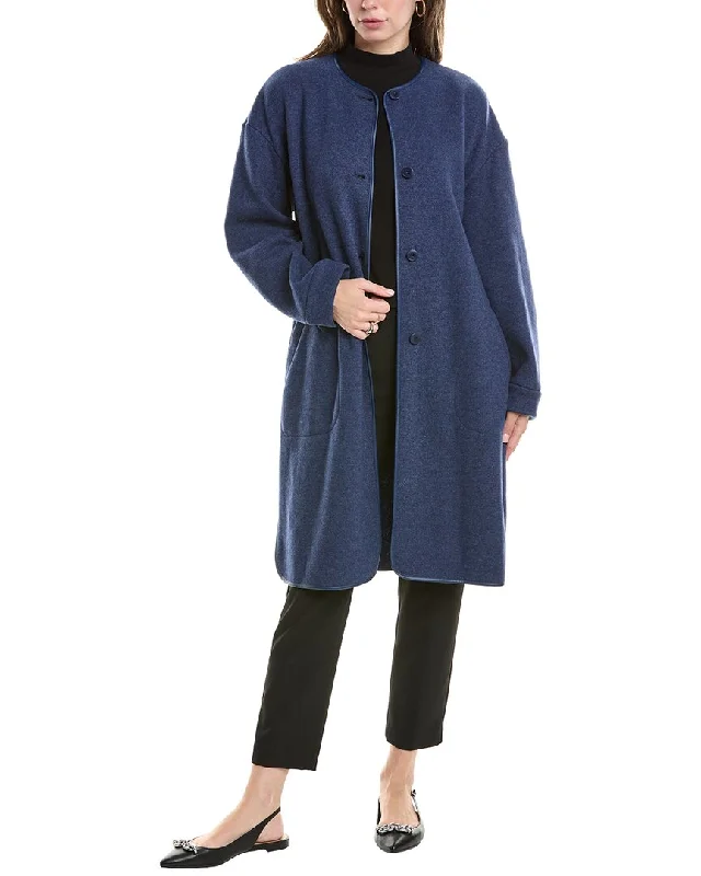 Quilted down women's coats with removable hoods for outdoor activitiesMax Mara Leisure Obice Wool-Blend Coat Quilted down women's coats with removable hoods for outdoor activitiesMax Mara Leisure Obice Wool-Blend Coat