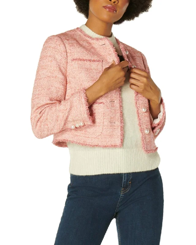 Quilted down women's coats with removable hoods for outdoor activitiesLk Bennett Celeste Crop Jacket Quilted down women's coats with removable hoods for outdoor activitiesLk Bennett Celeste Crop Jacket