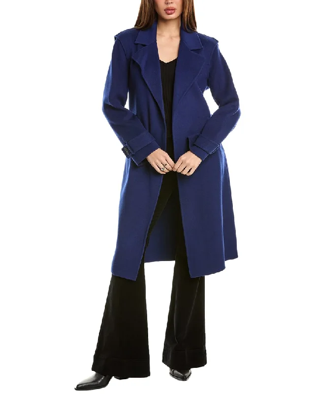 Women's waterproof parka coats with multiple pockets for practicalityElie Tahari Wool & Cashmere-Blend Wrap Coat Women's waterproof parka coats with multiple pockets for practicalityElie Tahari Wool & Cashmere-Blend Wrap Coat