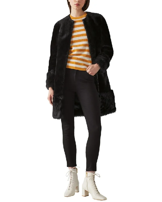 Quilted down women's coats with removable hoods for outdoor activitiesLk Bennett Mishia Coat Quilted down women's coats with removable hoods for outdoor activitiesLk Bennett Mishia Coat