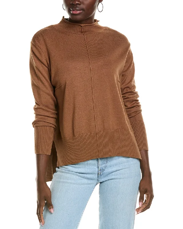 Mid - length women's down coats in a slim fit for a modern and sleek appearanceTo My Lovers High-Low Sweater