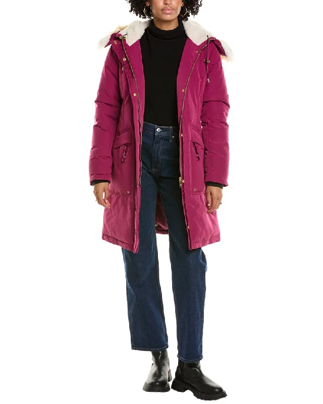 Women's pea coats with brass buttons for a nautical - inspired styleSam Edelman Parka Women's pea coats with brass buttons for a nautical - inspired styleSam Edelman Parka