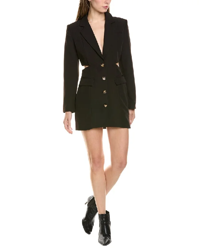 Women's longline double - breasted camel coats for a sophisticated lookMeiven Blazer Mini Dress Women's longline double - breasted camel coats for a sophisticated lookMeiven Blazer Mini Dress