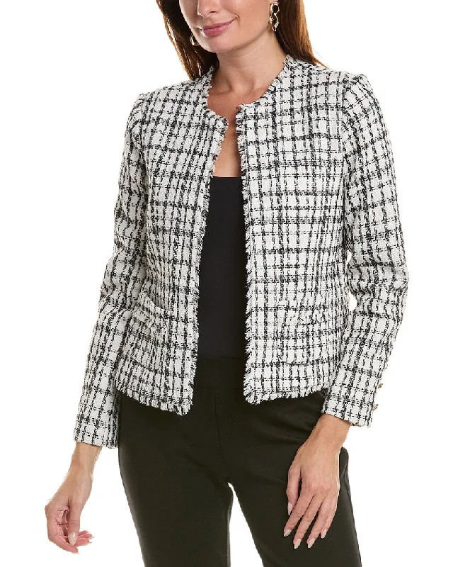 Mid - length women's down coats in a slim fit for a modern and sleek appearanceNanette Nanette Lepore Tweed Jacket Mid - length women's down coats in a slim fit for a modern and sleek appearanceNanette Nanette Lepore Tweed Jacket