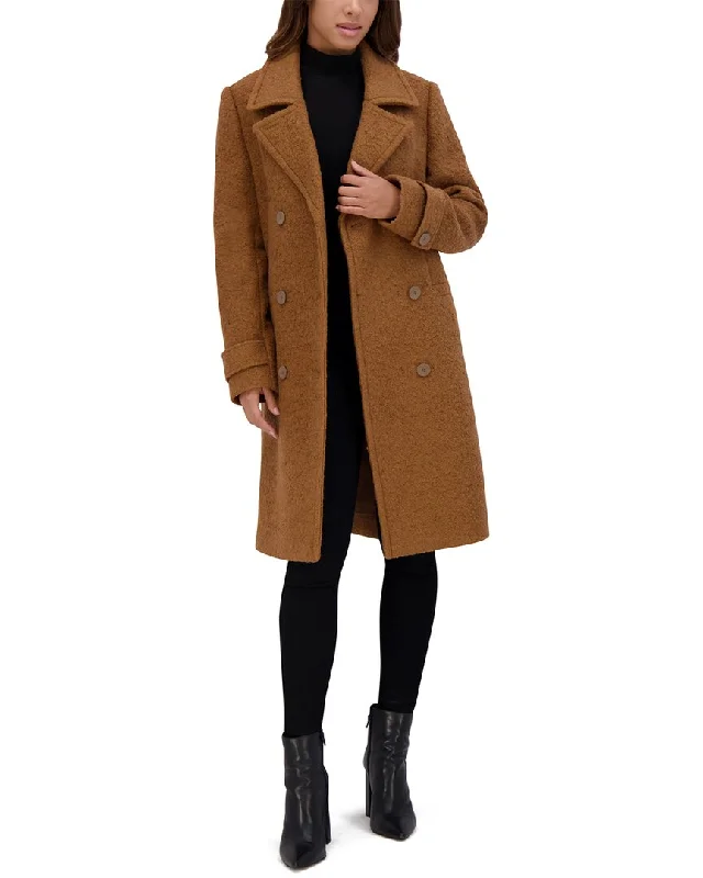 Women's pea coats with brass buttons for a nautical - inspired styleAndrew Marc Evileen Wool-Blend Coat Women's pea coats with brass buttons for a nautical - inspired styleAndrew Marc Evileen Wool-Blend Coat