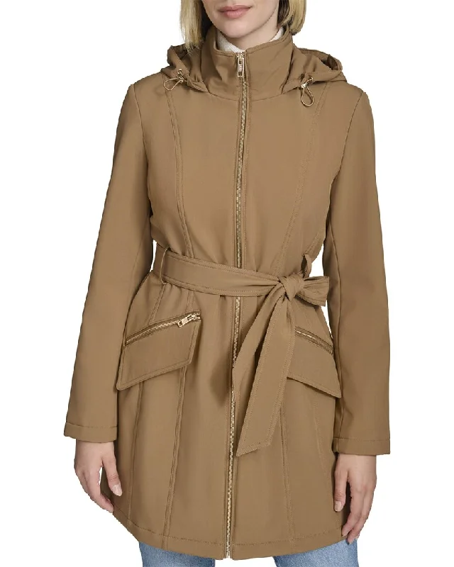 Women's waterproof parka coats with multiple pockets for practicalityAndrew Marc Quinn Coat